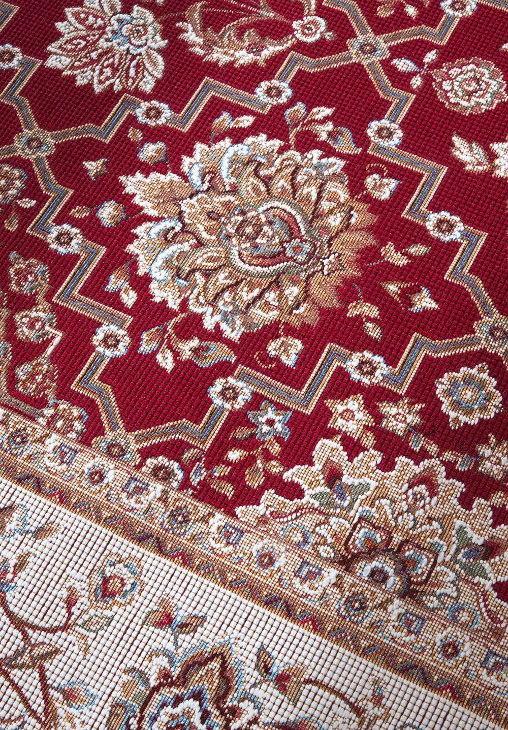 Kollektion 1767 106057 Red Cream Rug - Image 4