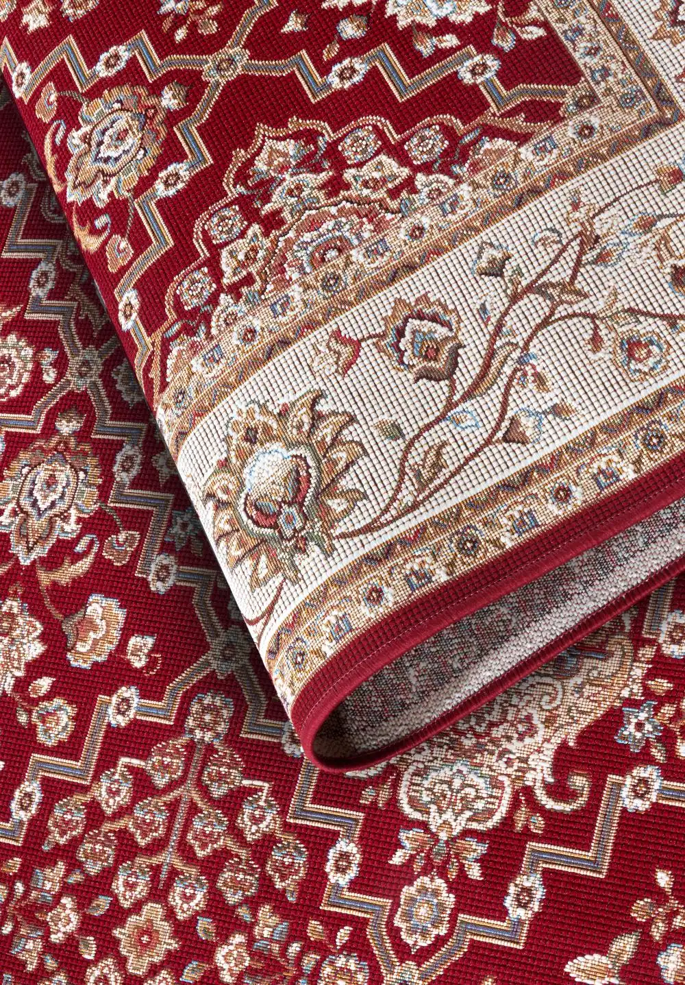 Kollektion 1767 106057 Red Cream Rug - Image 7