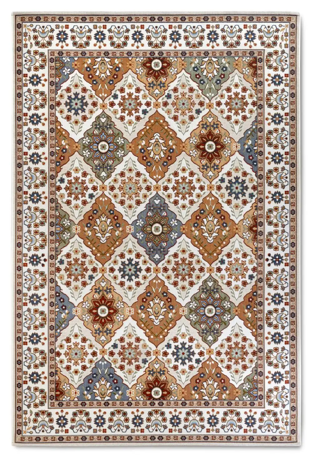 Kollektion 1767 106058 Cream Multicolor Rug - Image 2