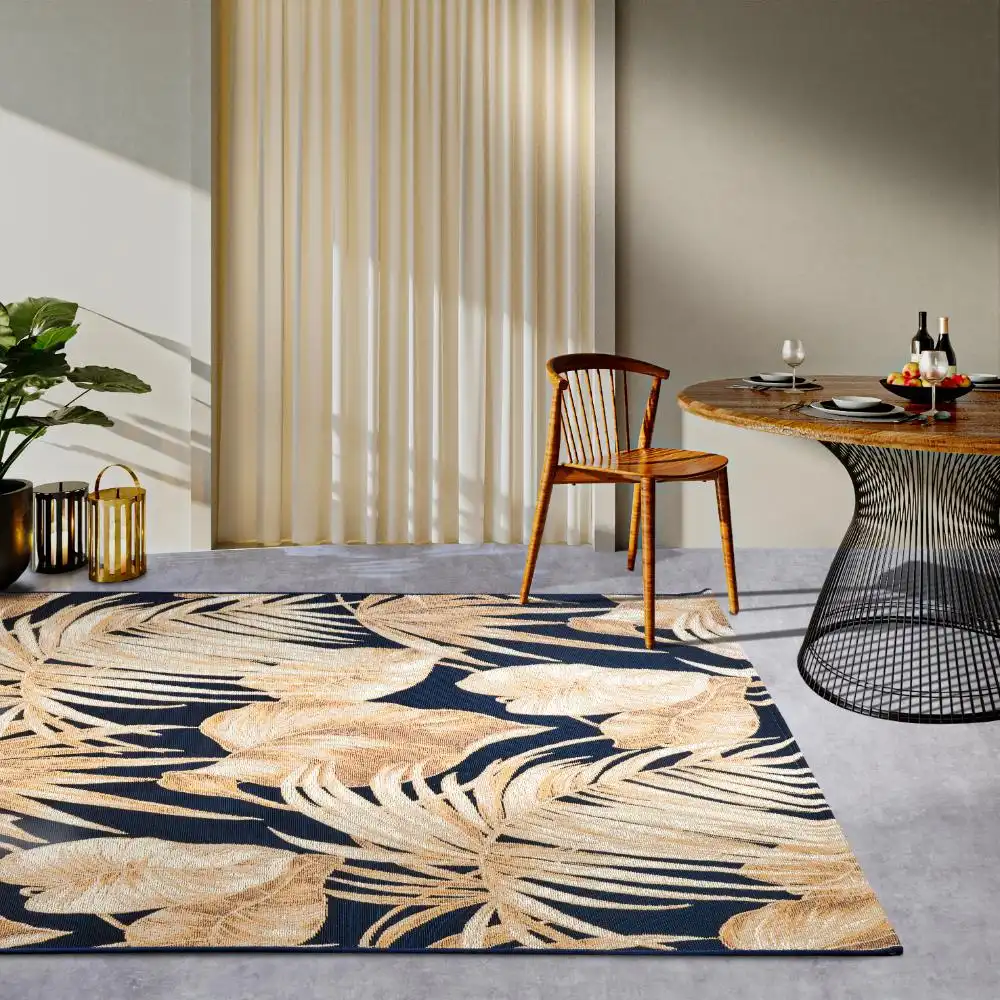 Kollektion 1767 106061 Dark Blue Gold Rug