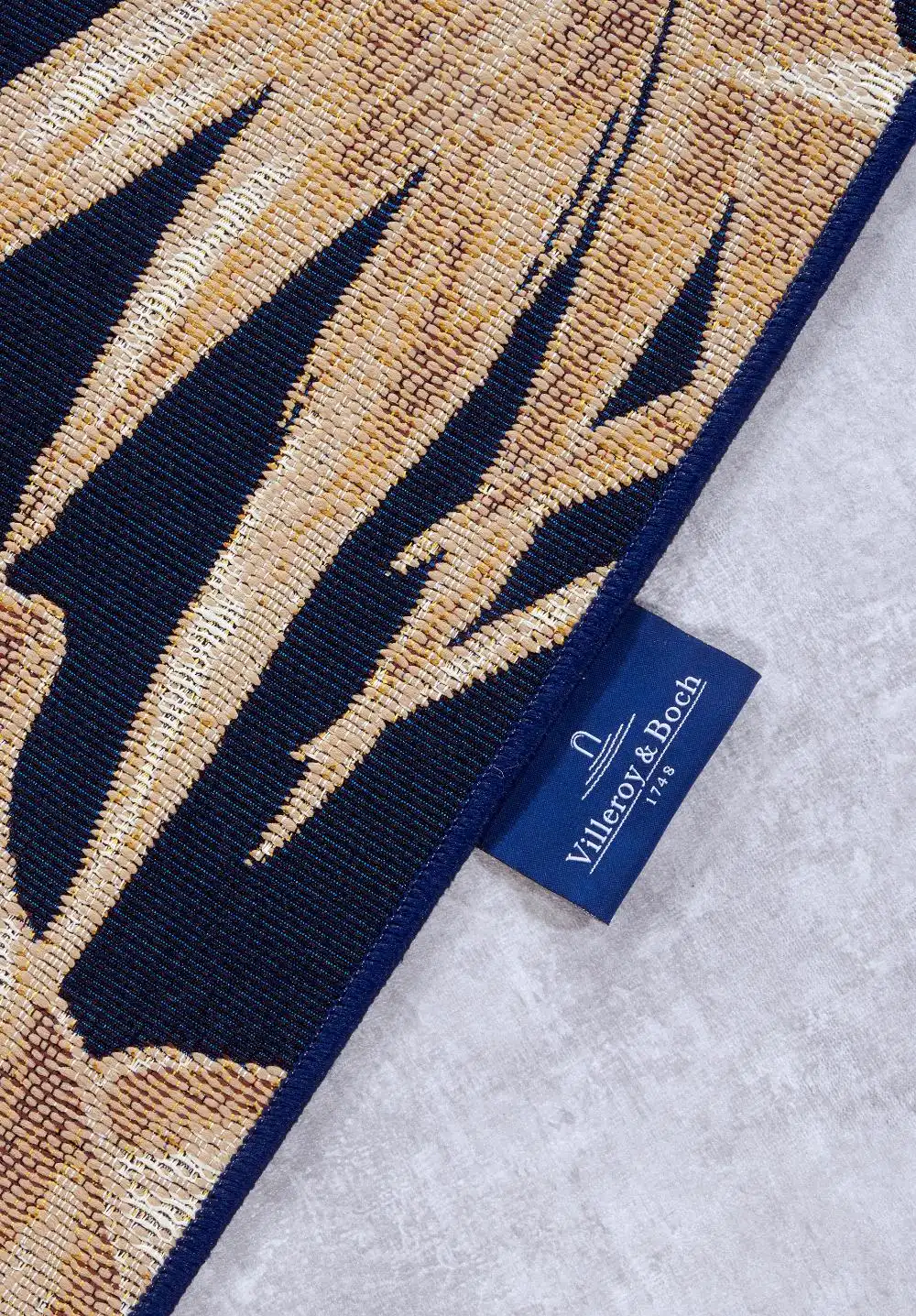 Kollektion 1767 106061 Dark Blue Gold Rug - Image 4