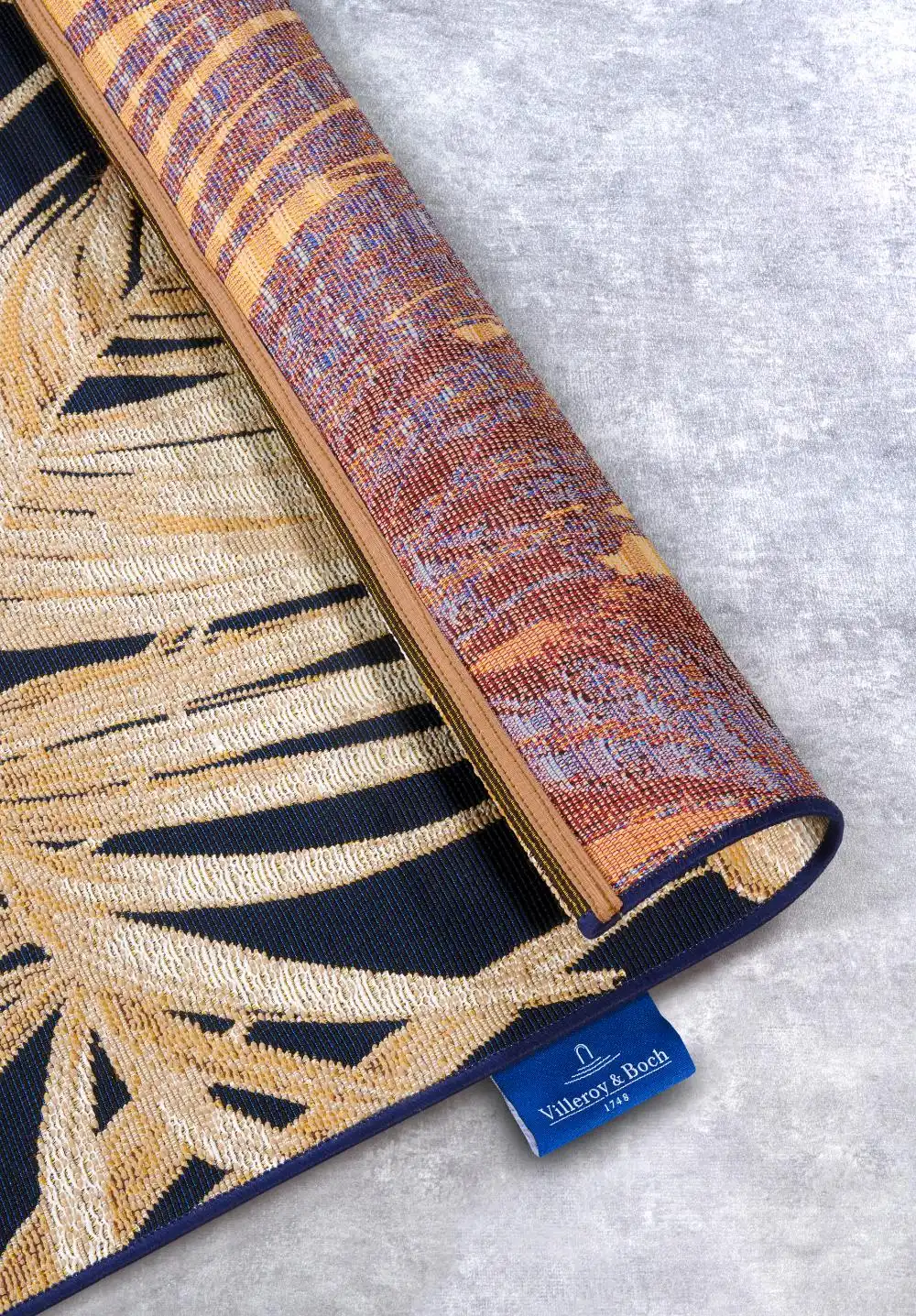 Kollektion 1767 106061 Dark Blue Gold Rug - Image 6