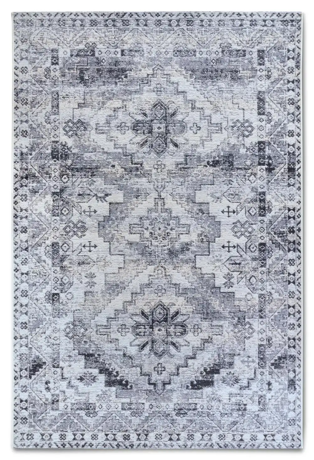 Kollektion 1767 106063 Cream Grey Rug - Image 2