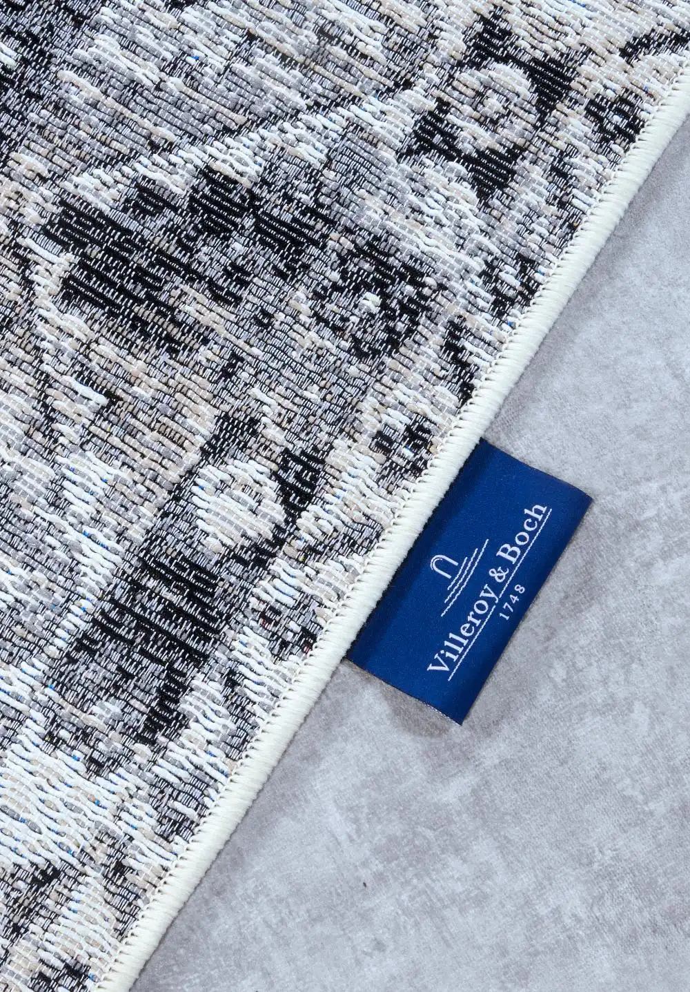 Kollektion 1767 106063 Cream Grey Rug - Image 4