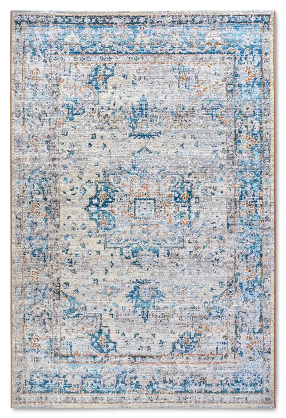 Kollektion 1767 106064 Cream Blue Rug - Image 2