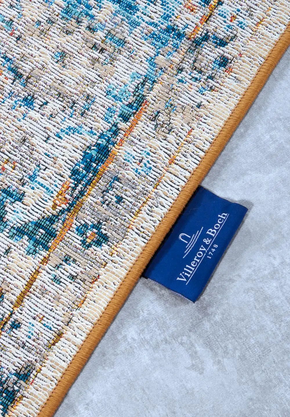 Kollektion 1767 106064 Cream Blue Rug - Image 4