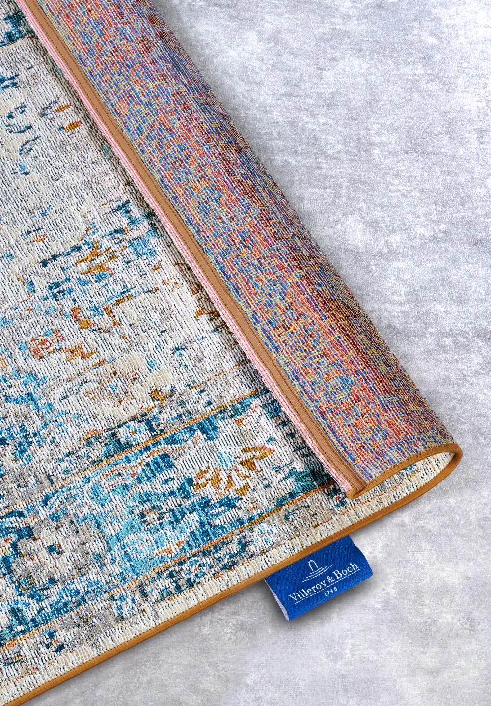 Kollektion 1767 106064 Cream Blue Rug - Image 5