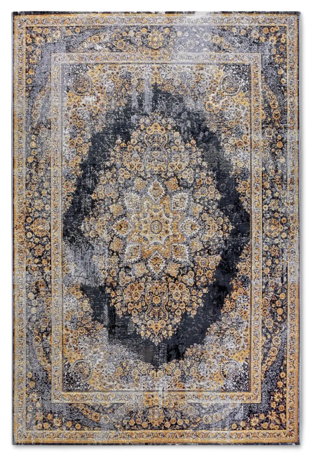 Kollektion 1767 106065 Anthracite Gold Rug - Image 2