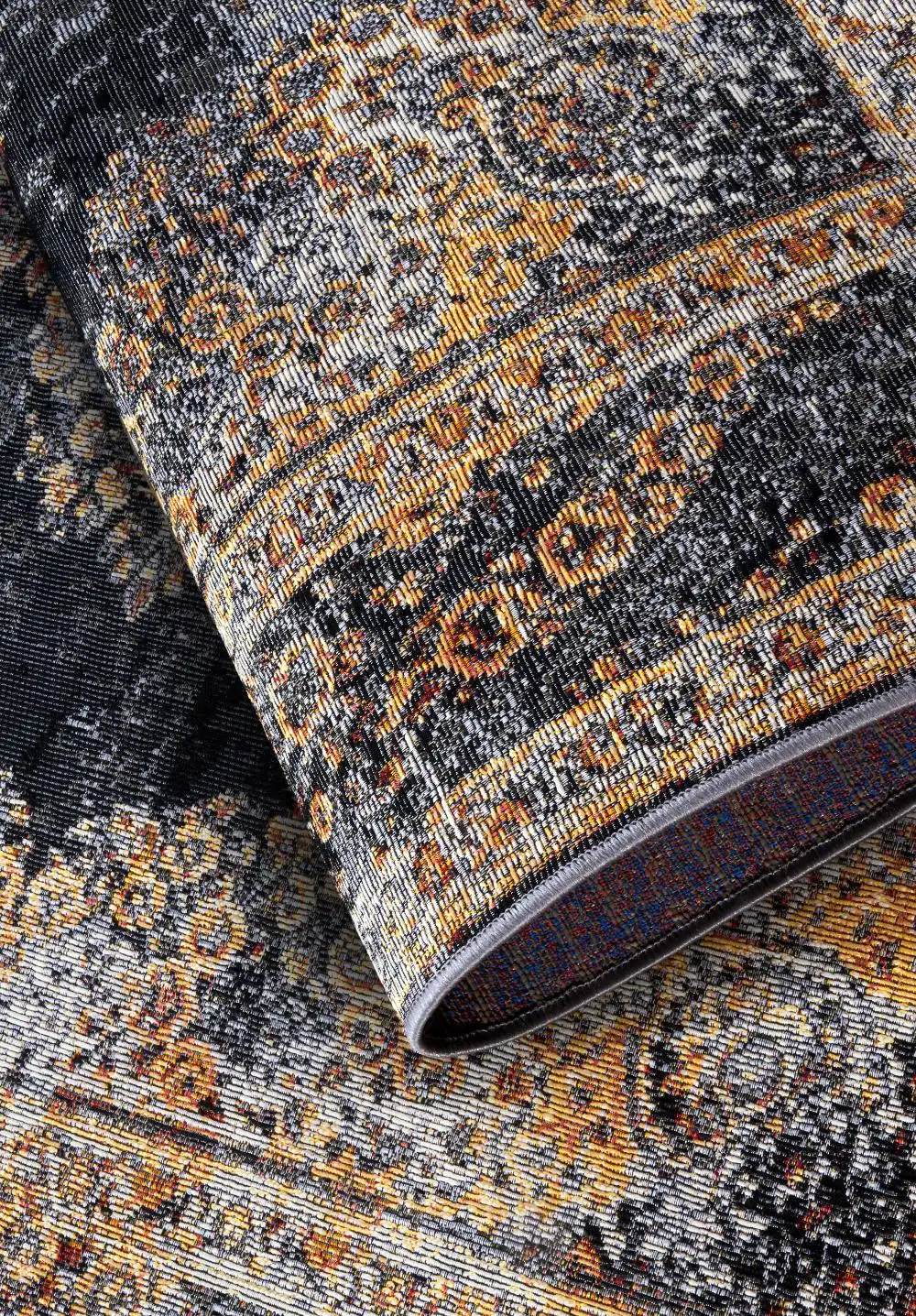 Kollektion 1767 106065 Anthracite Gold Rug - Image 7