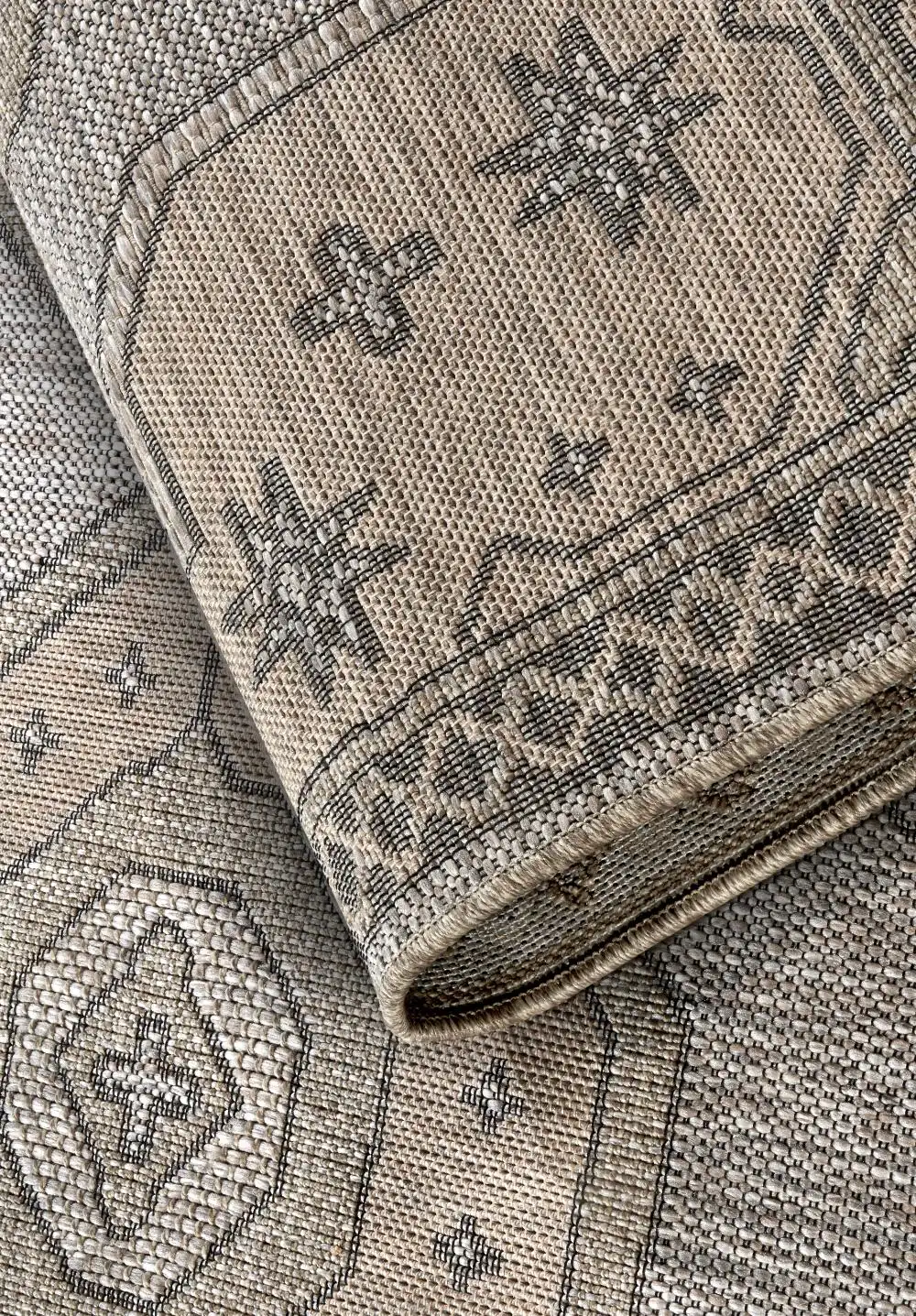 Kollektion 1836 Indoors or Outdoors 106079 Natural Brown Rug - Image 4