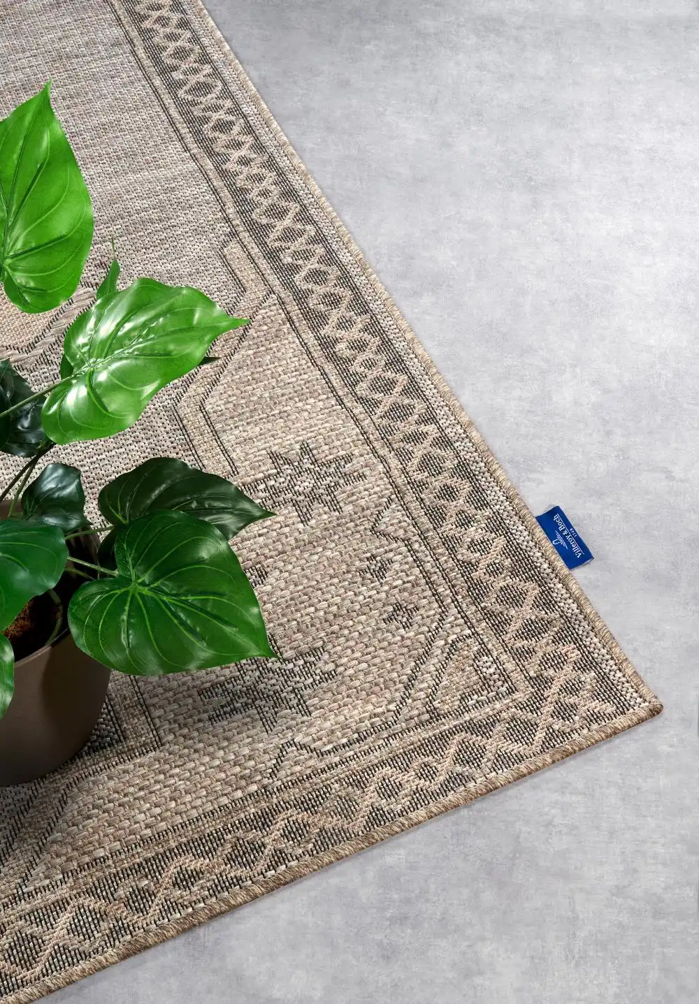 Kollektion 1836 Indoors or Outdoors 106079 Natural Brown Rug - Image 5