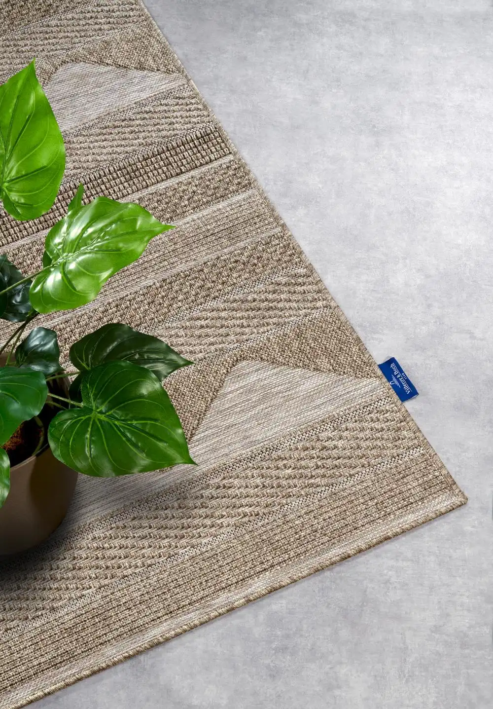 Kollektion 1836 Indoors or Outdoors 106080 Natural Brown Rug - Image 2