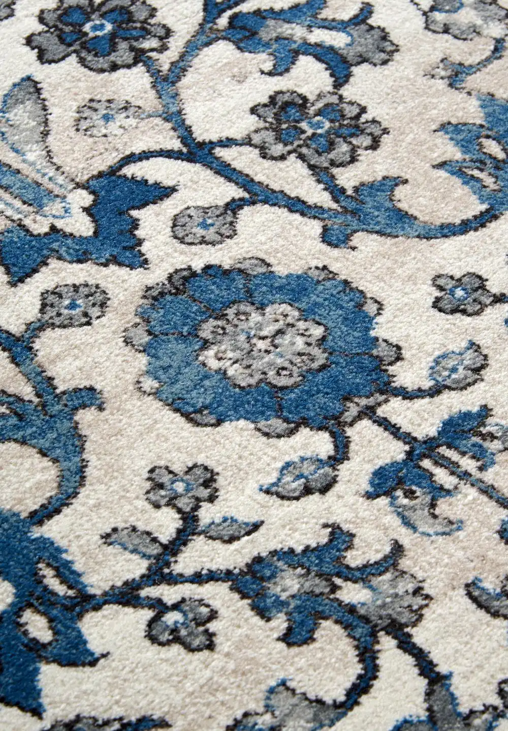 Kollektion 1869 106120 Cream Blue Rug - Image 3
