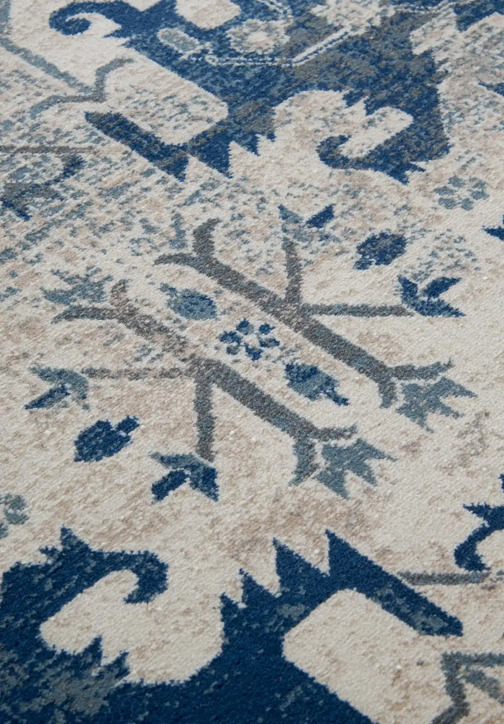 Kollektion 1869 106121 Cream Blue Rug - Image 5