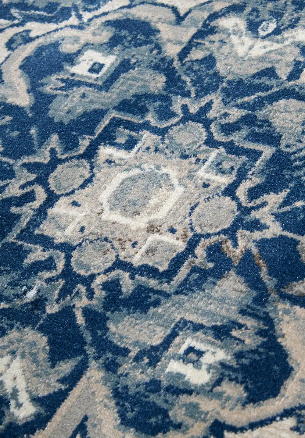 Kollektion 1869 106123 Blue Cream Rug - Image 3
