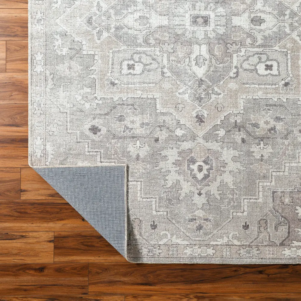 Elle Becki Owens X Livabliss Vintage Oriental Boho Camel/Dark Brown Rug - Image 3