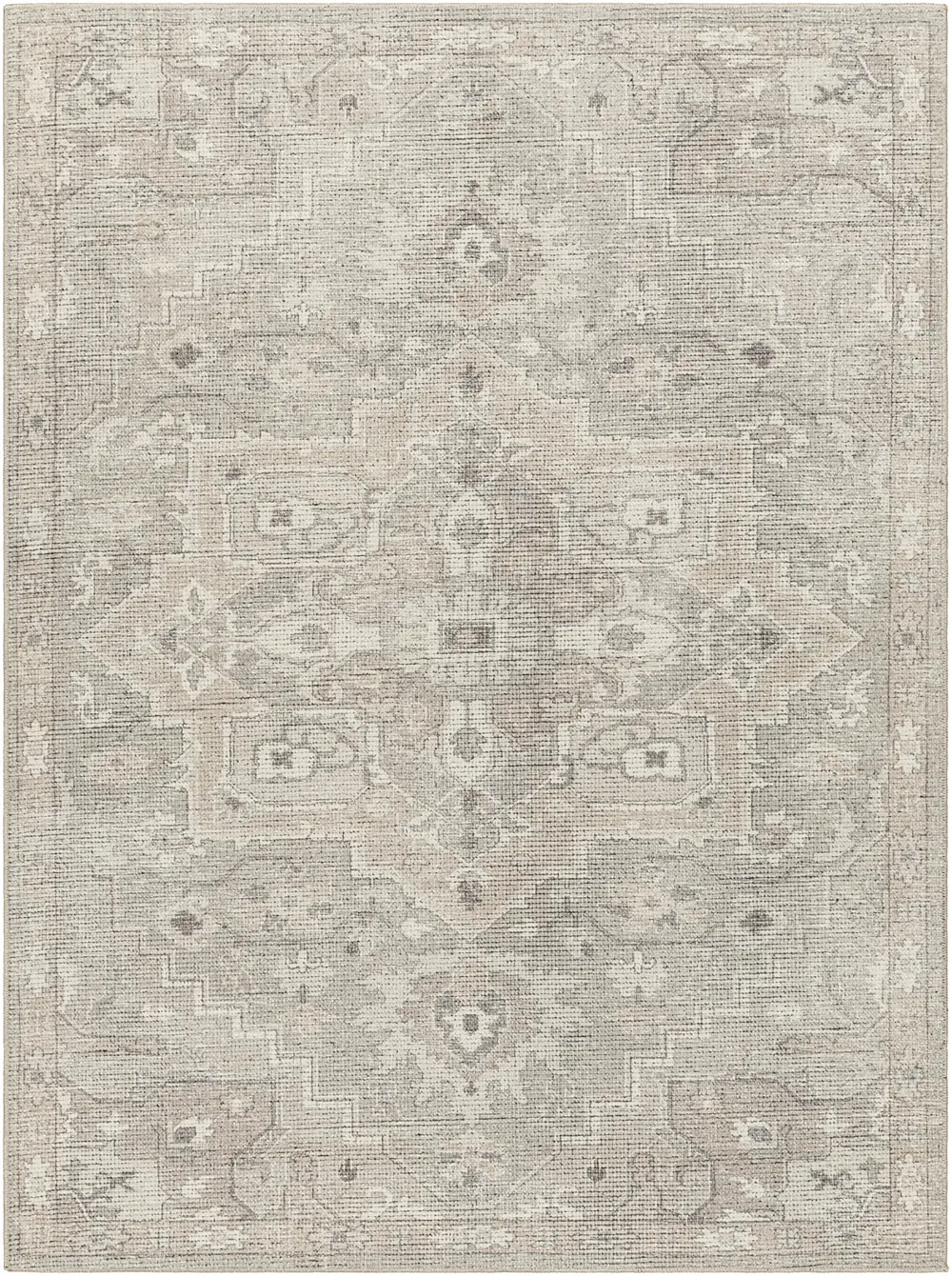 Elle Becki Owens X Livabliss Vintage Oriental Boho Camel/Dark Brown Rug - Image 9