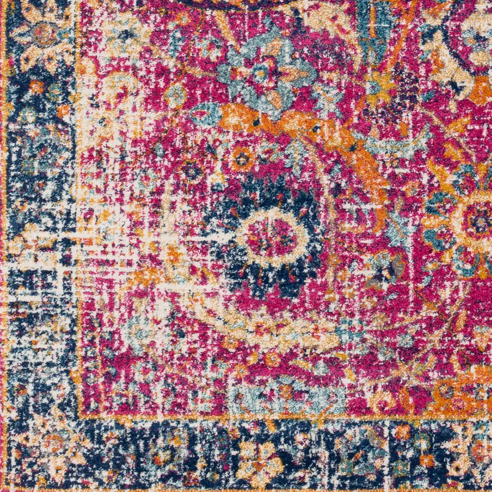Kush Vintage Oriental Boho Burgundy Rug - Image 2