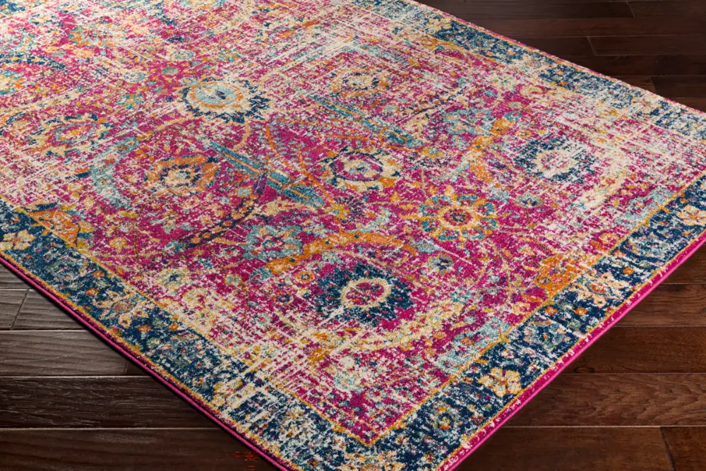 Kush Vintage Oriental Boho Burgundy Rug - Image 6