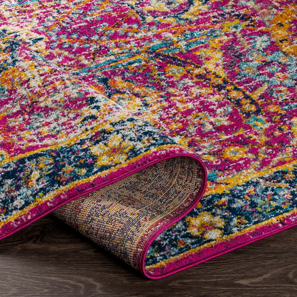 Kush Vintage Oriental Boho Burgundy Rug - Image 7