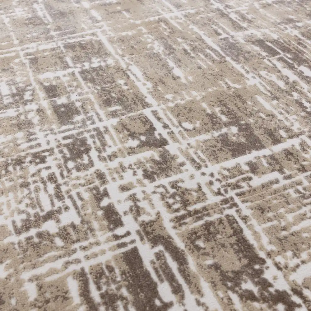 Kuza Abstract Beige Rug - Image 7