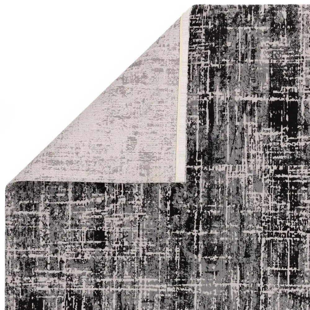 Kuza Abstract Black Rug - Image 6