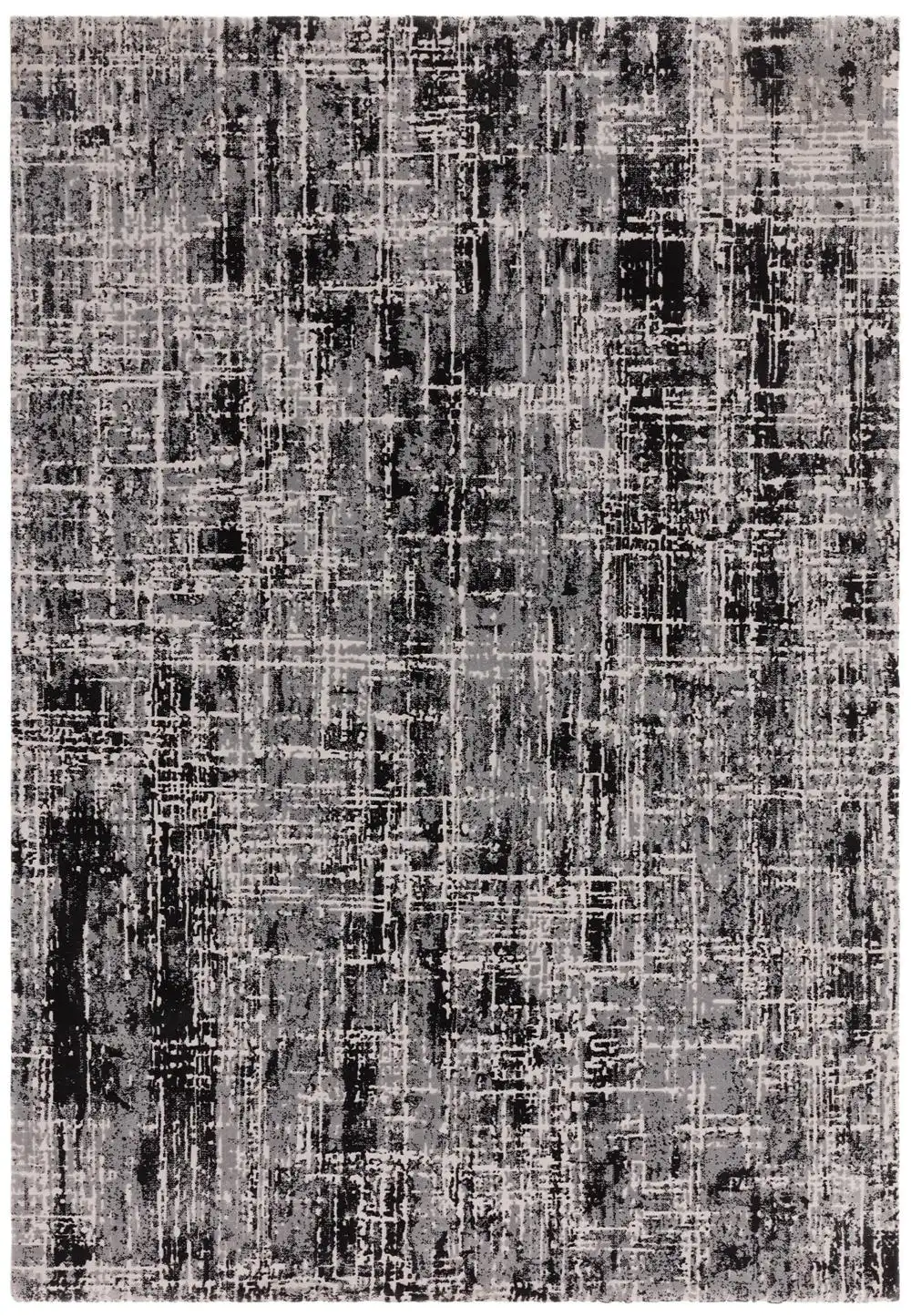 Kuza Abstract Black Rug - Image 8