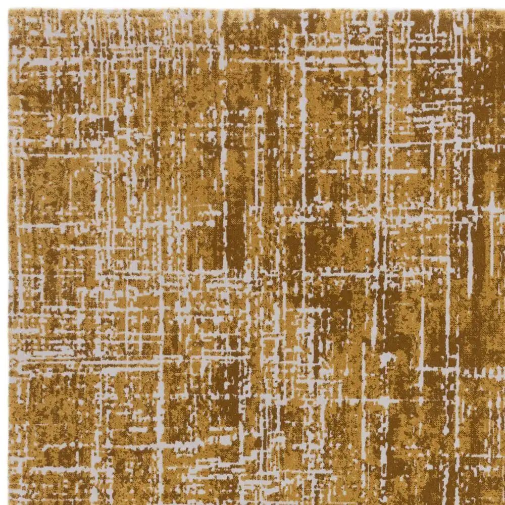 Kuza Abstract Gold Rug - Image 5