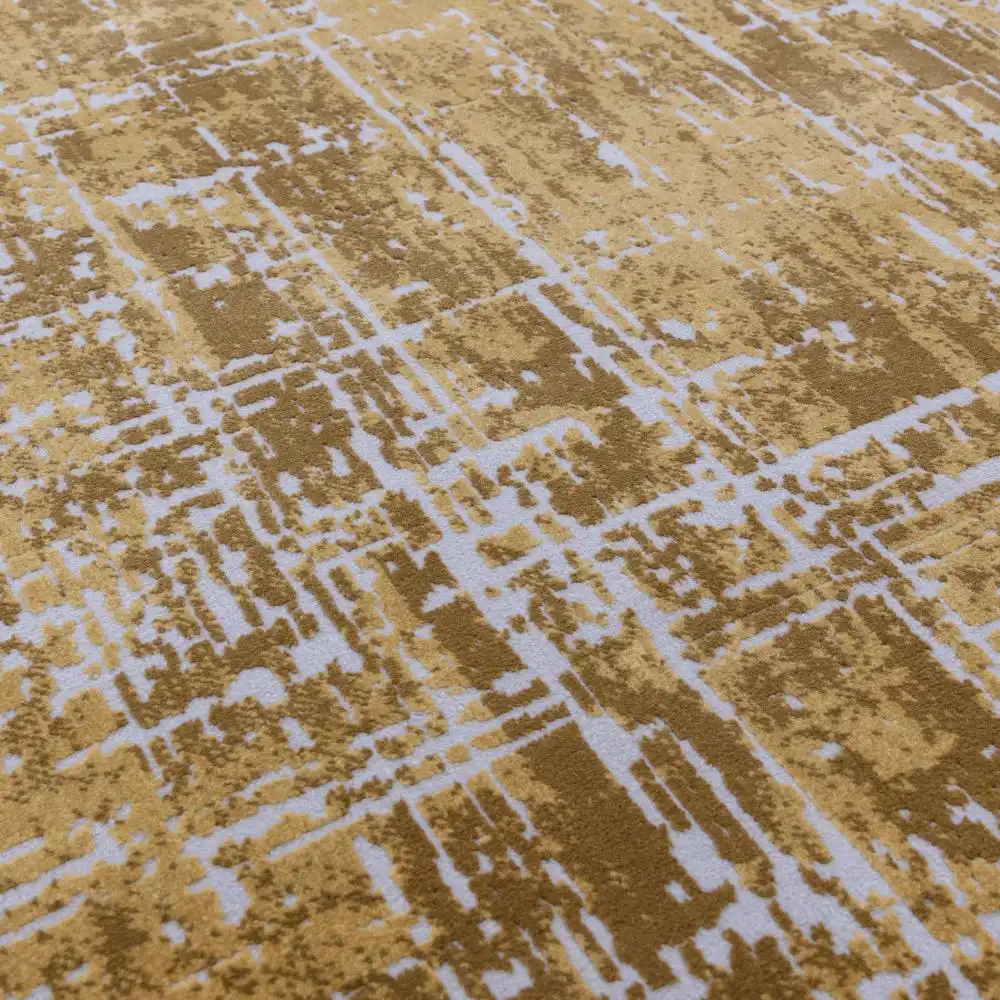 Kuza Abstract Gold Rug - Image 7