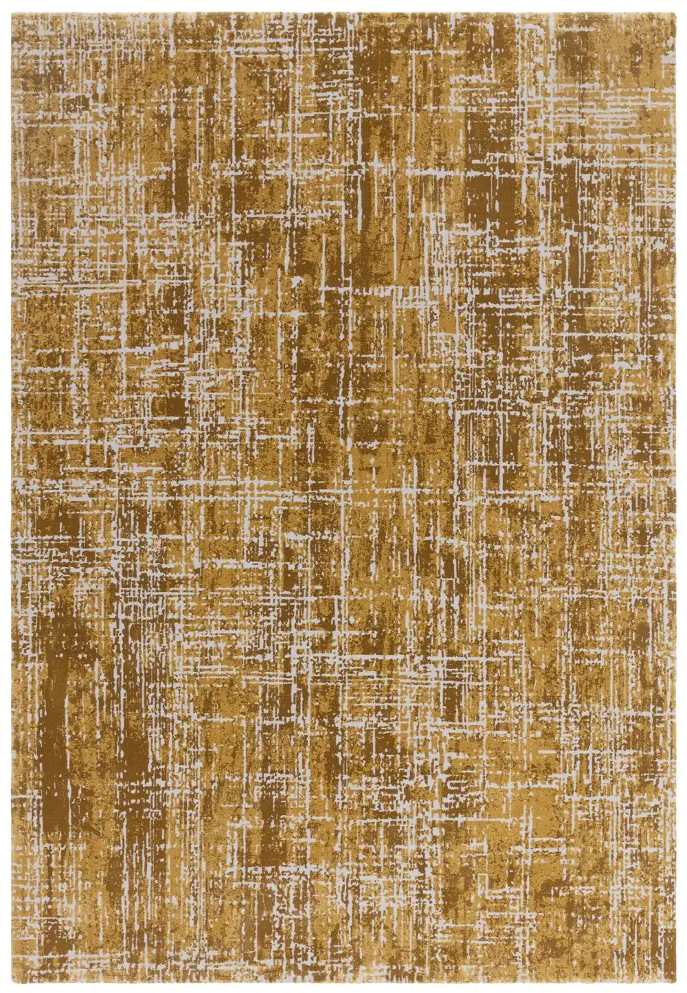 Kuza Abstract Gold Rug - Image 8