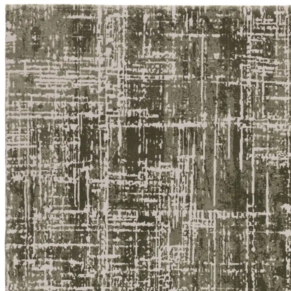 Kuza Abstract Green Rug - Image 5