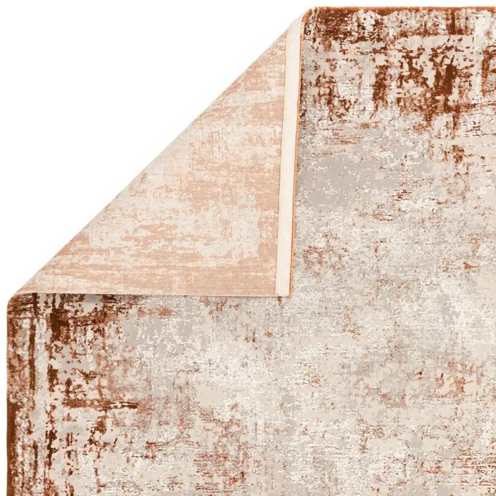 Kuza Border Terracotta Rug - Image 7
