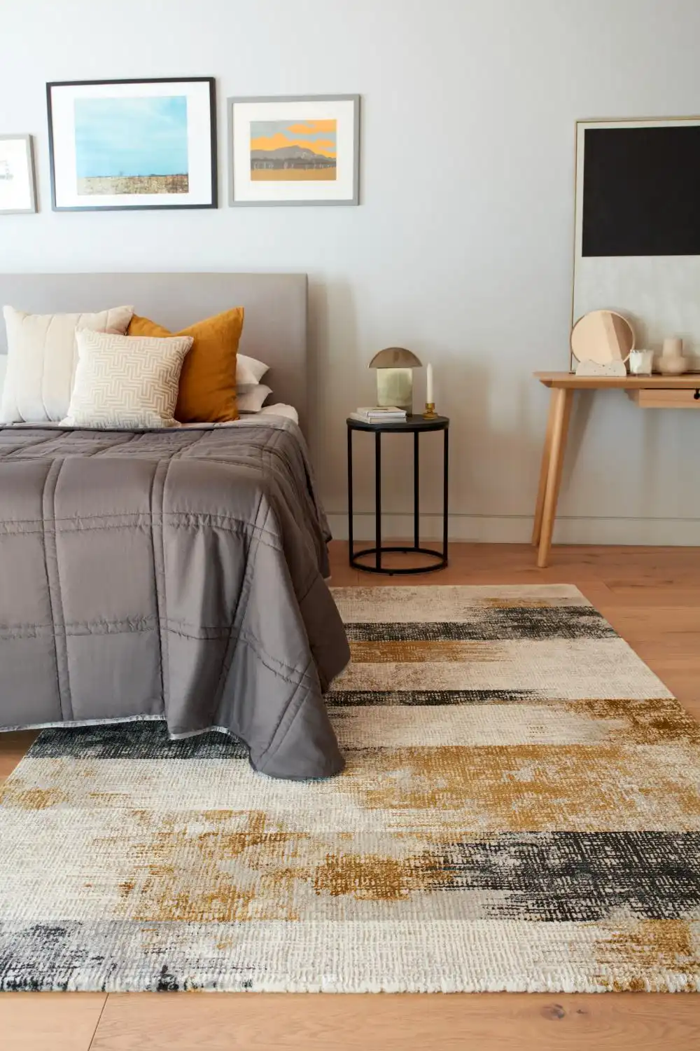 Kuza Lines Gold Rug - Image 2