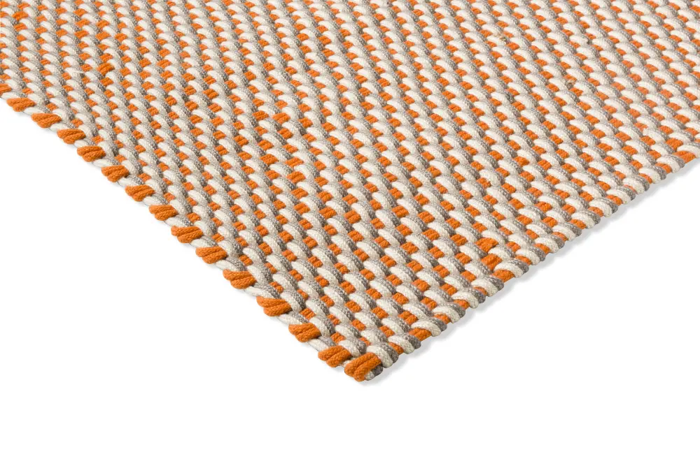 Lace Tri-colore White/Sand/Mango outdoor 496901 Rug - Image 6