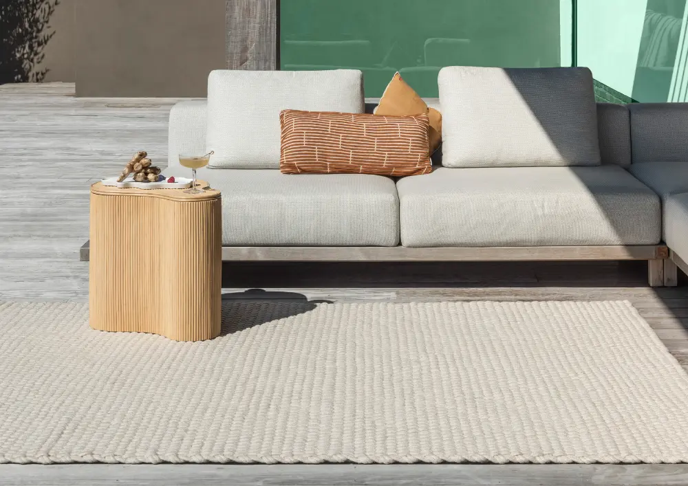 Lace White Sand outdoor 497009 Rug - Image 3