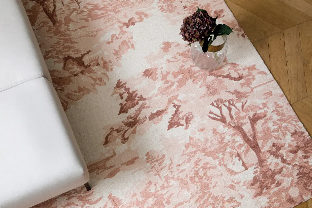 Landscape Ted Baker Toile-Light Pink 162602 Rug - Image 2