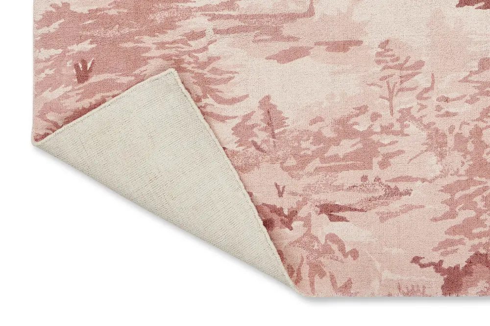 Landscape Ted Baker Toile-Light Pink 162602 Rug - Image 6