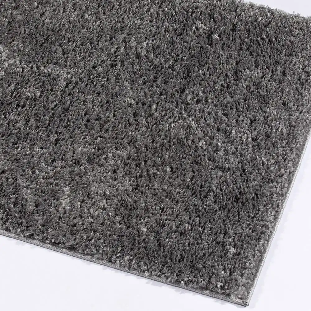 Larissa Shaggy Washable Charcoal Rug - Image 3