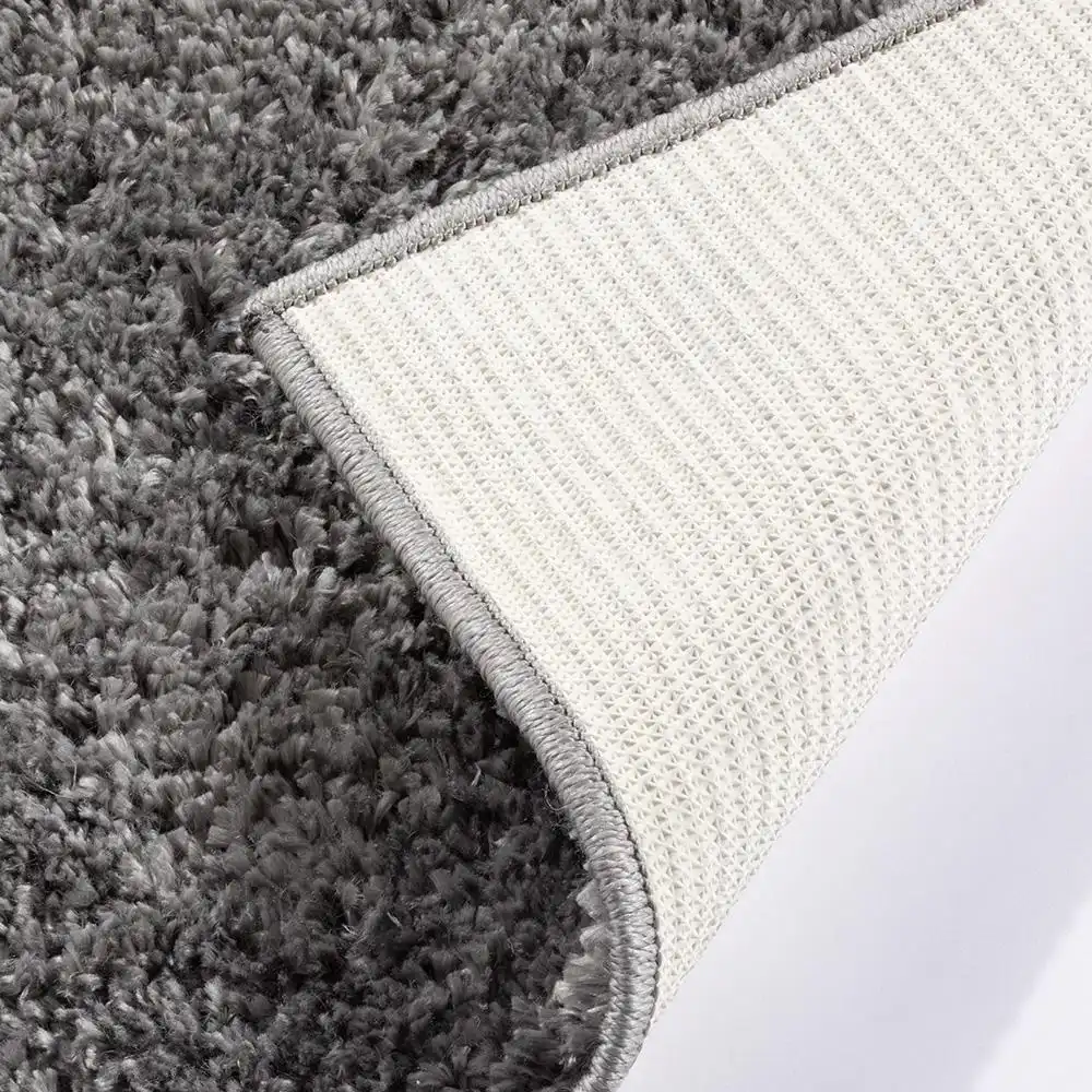 Larissa Shaggy Washable Charcoal Rug - Image 5