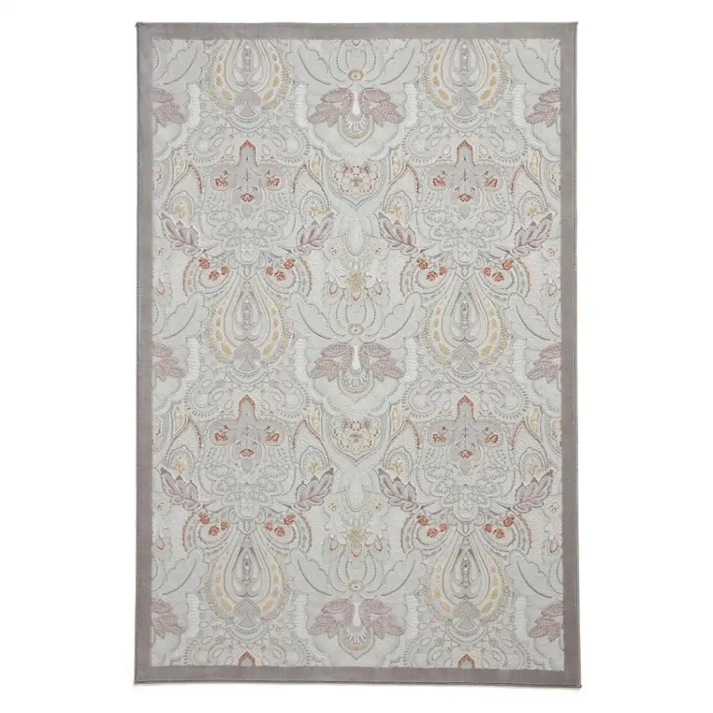 Laurence Llewelyn-Bowen Damask Pearl Rug - Image 4