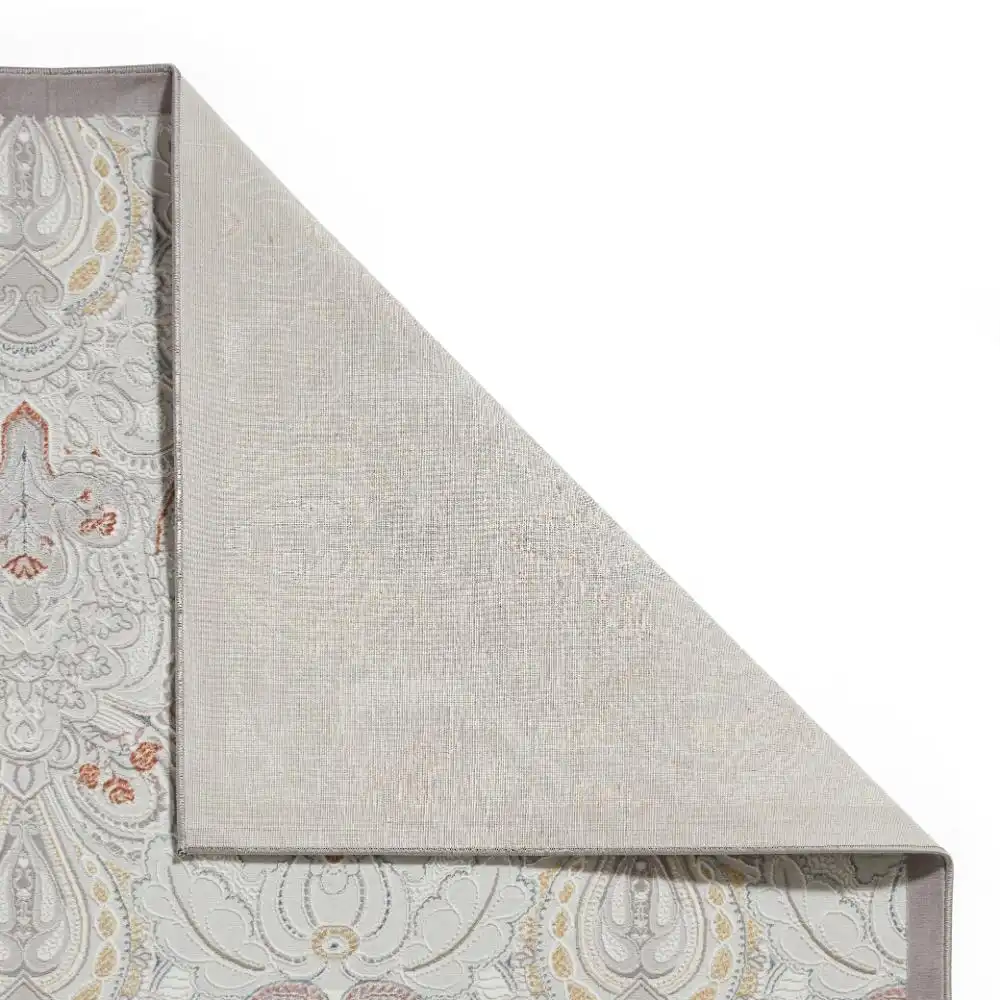 Laurence Llewelyn-Bowen Damask Pearl Rug - Image 5