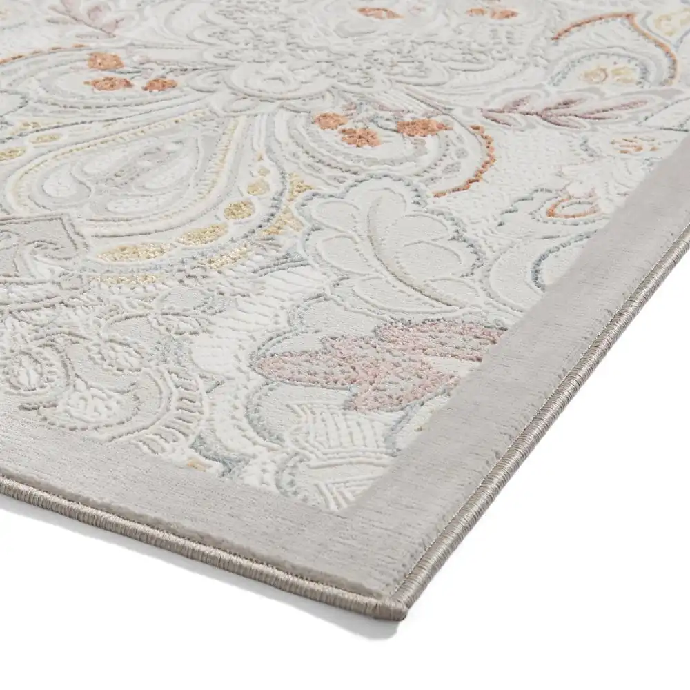 Laurence Llewelyn-Bowen Damask Pearl Rug - Image 8