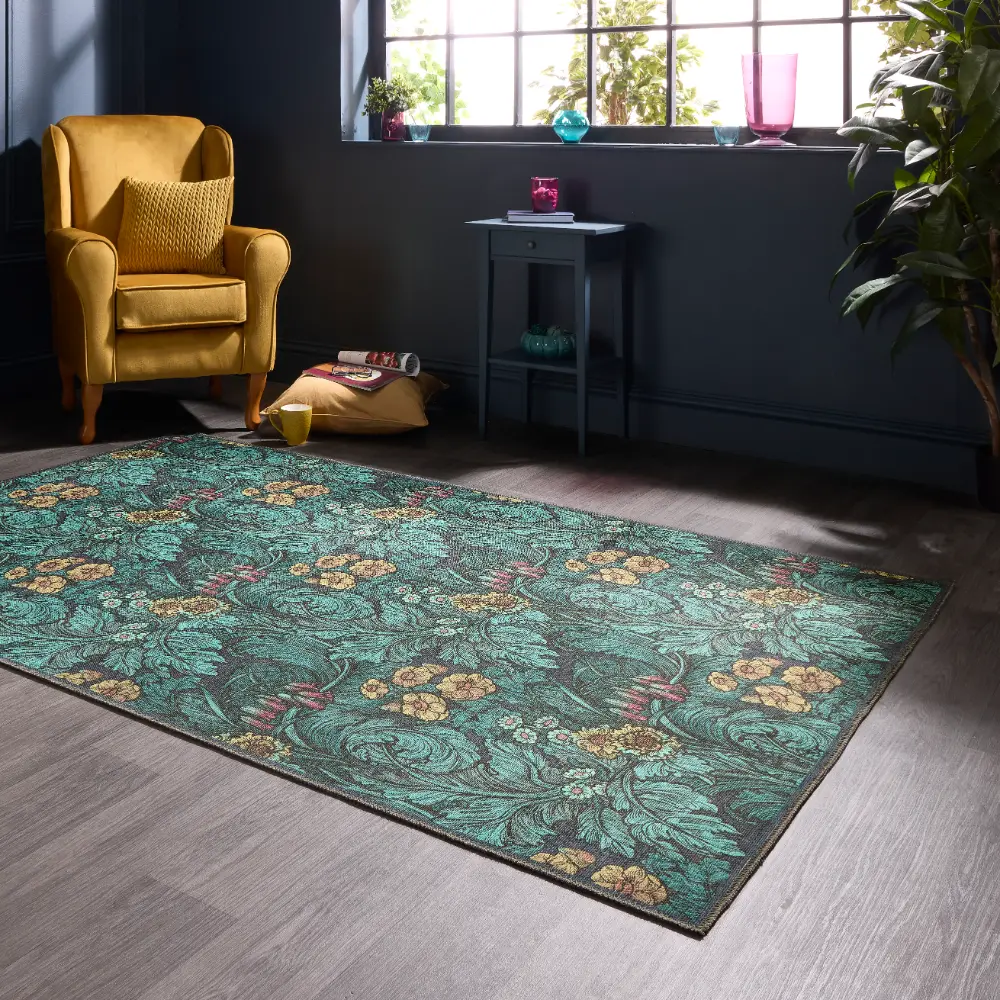 Laurence Llewelyn-Bowen Hedgerovia  Teal - Image 2