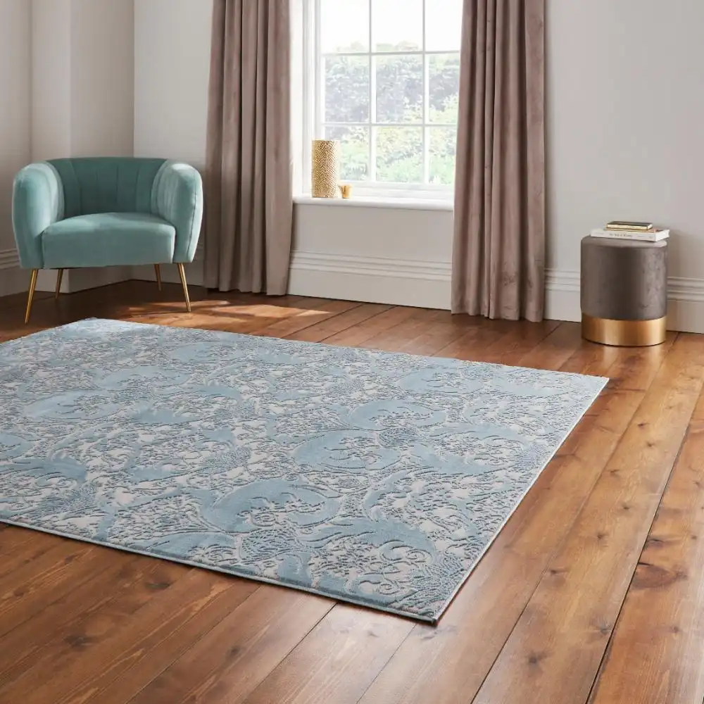 Laurence Llewelyn-Bowen Imperial Blue Rug - Image 2