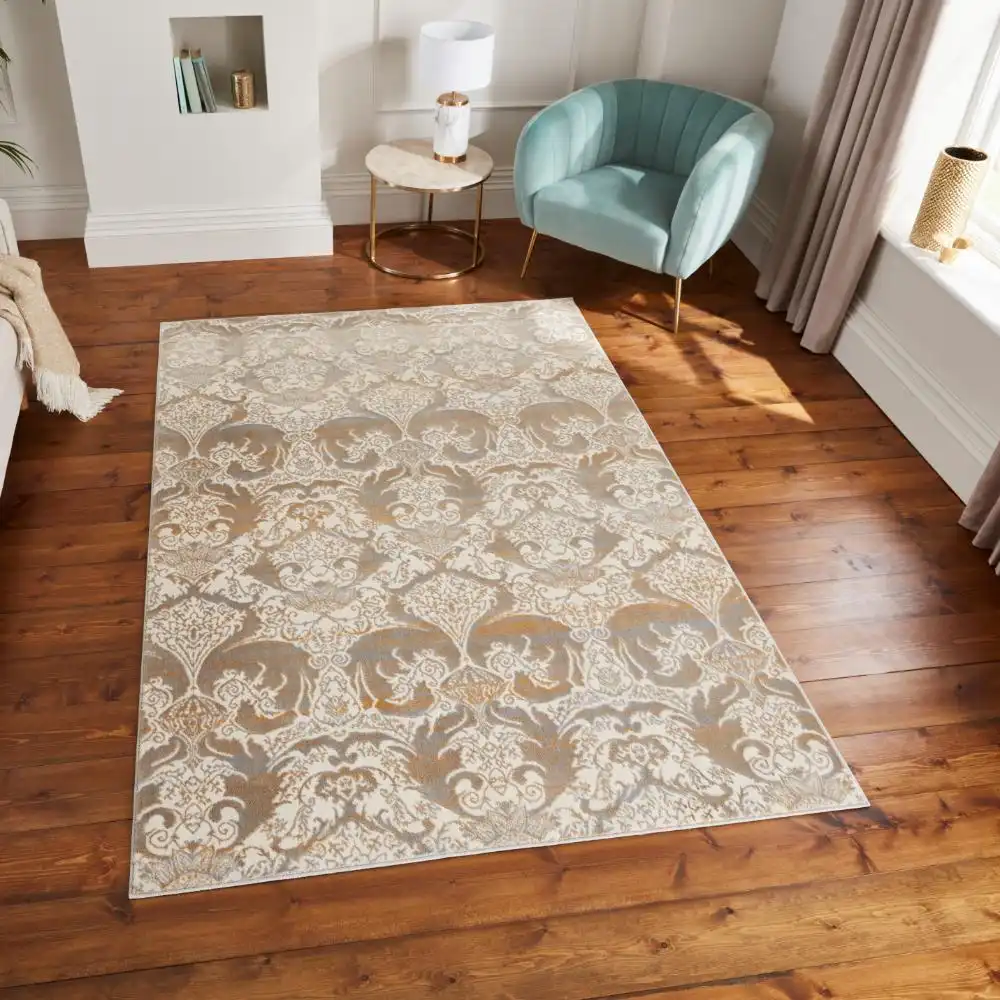 Laurence Llewelyn-Bowen Imperial Gold Rug - Image 2