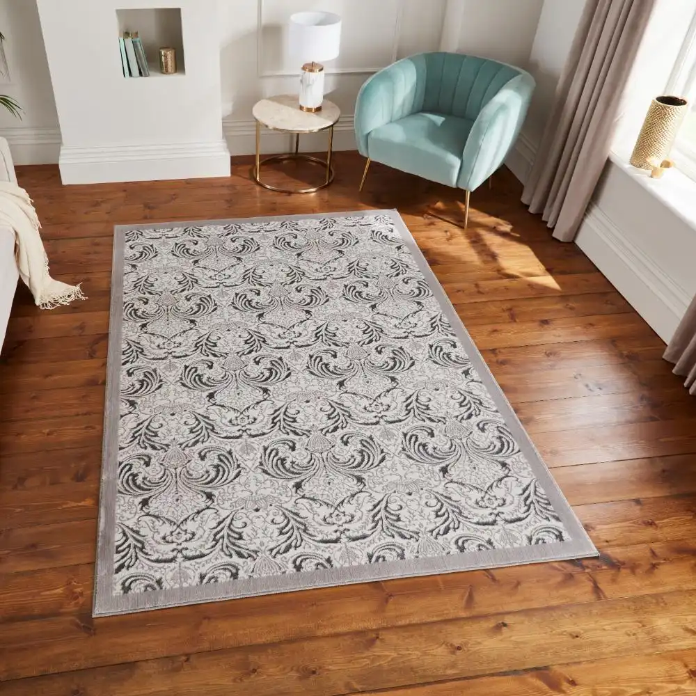 Laurence Llewelyn-Bowen Imperial Silver Rug - Image 3