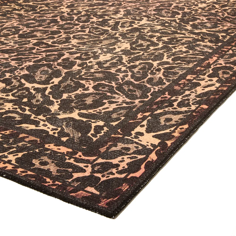 Laurence Llewelyn-Bowen Leopard Black/Orange - Image 4