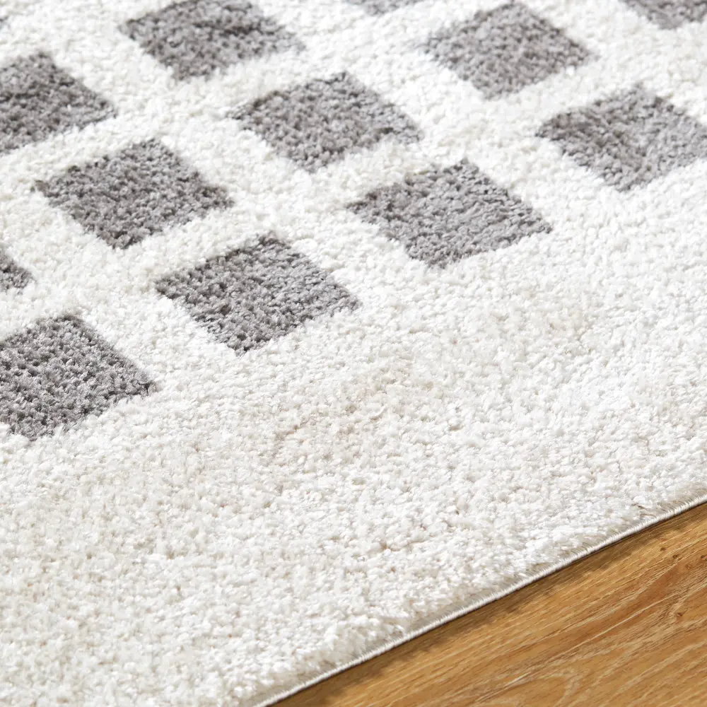 Laurine Machine Washable Modern Shaggy Charcoal Rug - Image 7