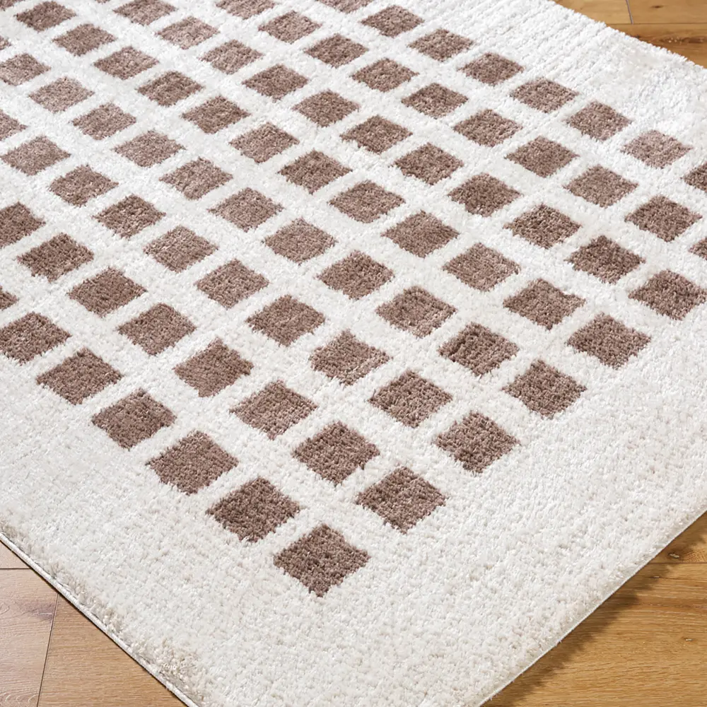 Laurine Machine Washable Modern Shaggy Dark Brown Rug - Image 7