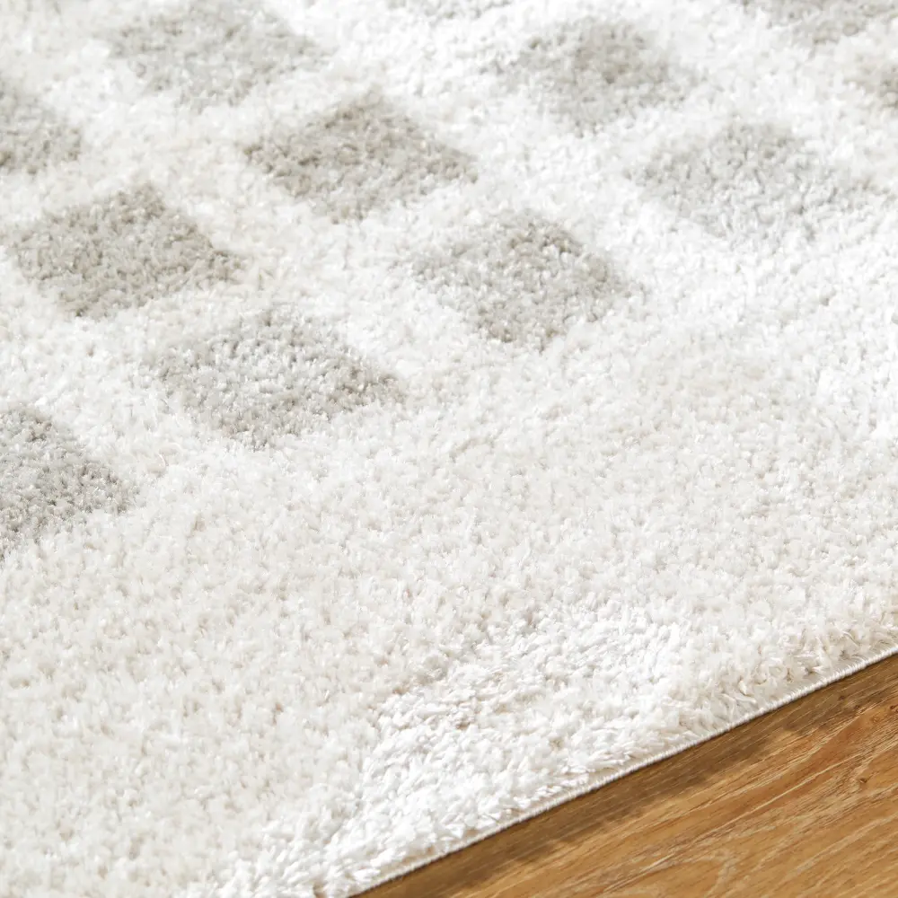 Laurine Machine Washable Modern Shaggy Medium Grey Rug - Image 2